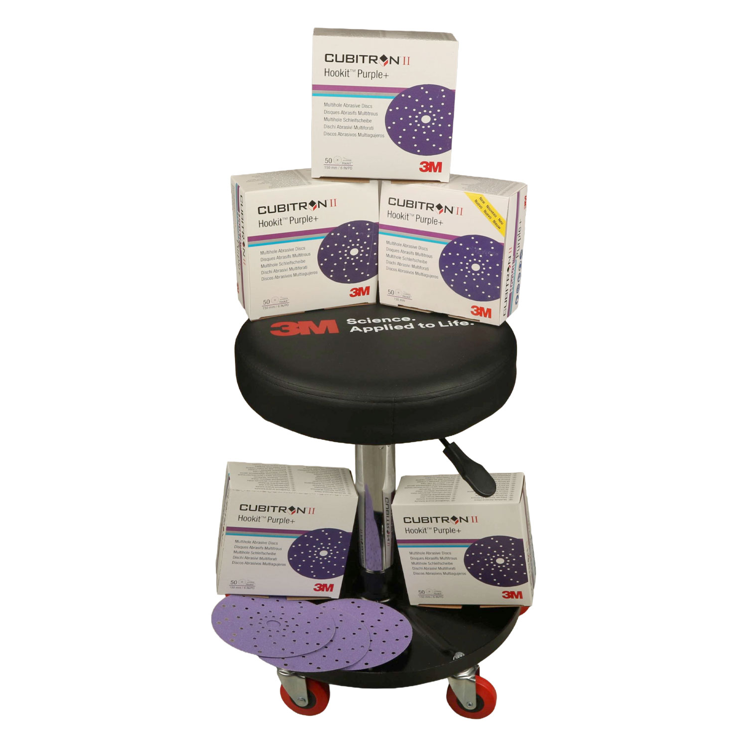 Aktionspaket 3M Cubitron II Purple+ Premium Schleifscheibe 737U 150mm