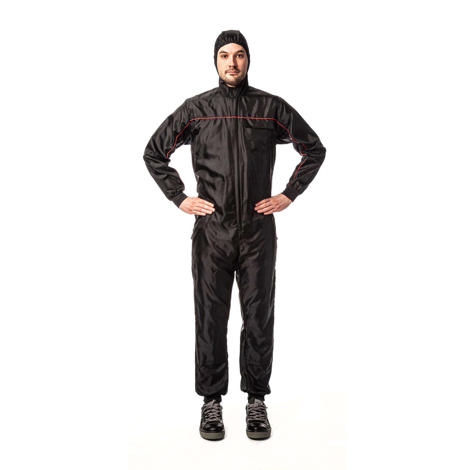 AIRMASTER PRO Lackieroverall - Schwarz