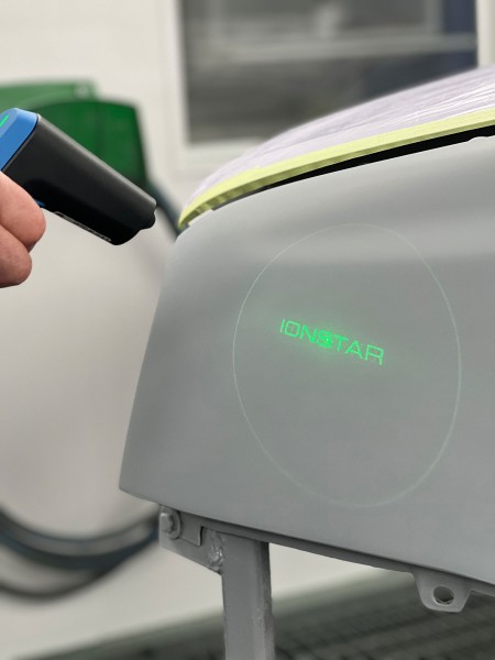 Antistatische Ionenluftpistole – 24V, Mit LED-Erkennungslicht, Ionengenerator, Für Staub & Statische Entladung