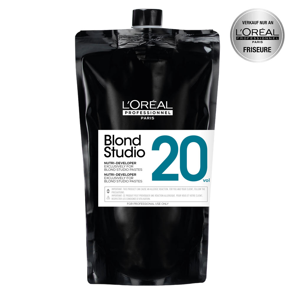 L'Oréal Professionnel Paris Blond Studio Platinium Nutri-Développeur 6%, 1000 ml