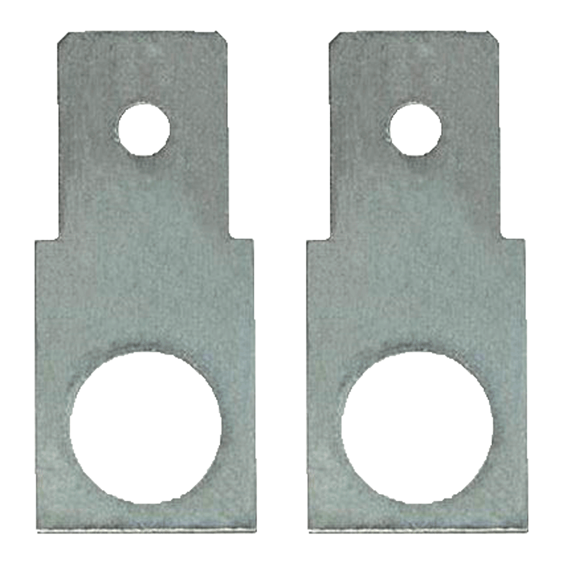 Adapter M5 auf Faston F2 Flachstecker 6,3mm gerade (1 Paar)
