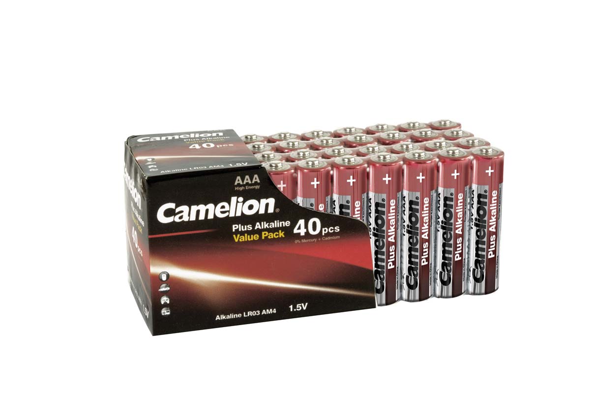 Camelion PLUS Micro AAA Batterie (40er Pack)