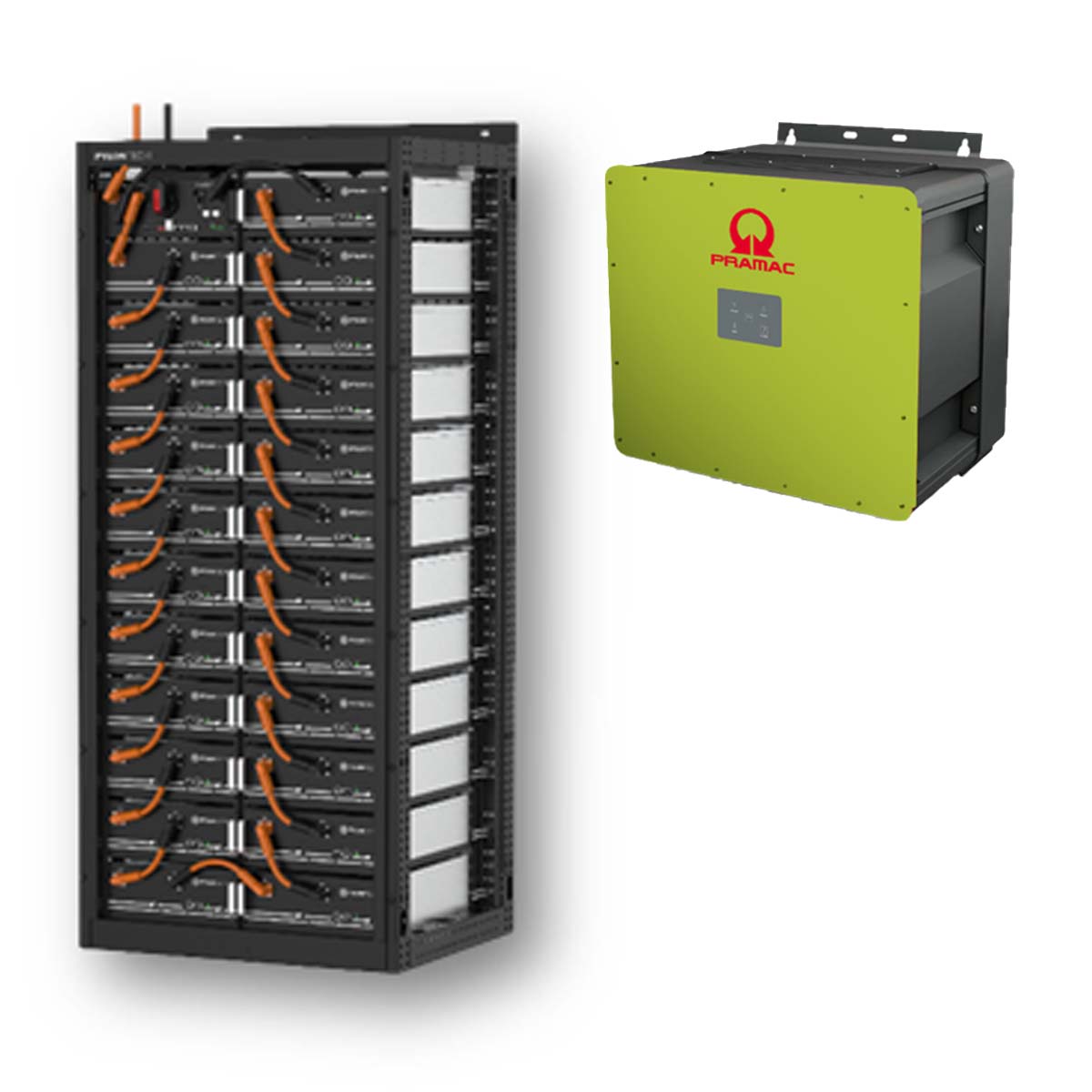 Pramac PST 88/109 109 kWh Indoor Gewerbespeicher inkl Rack, Wechselrichter, Batterien, BMS
