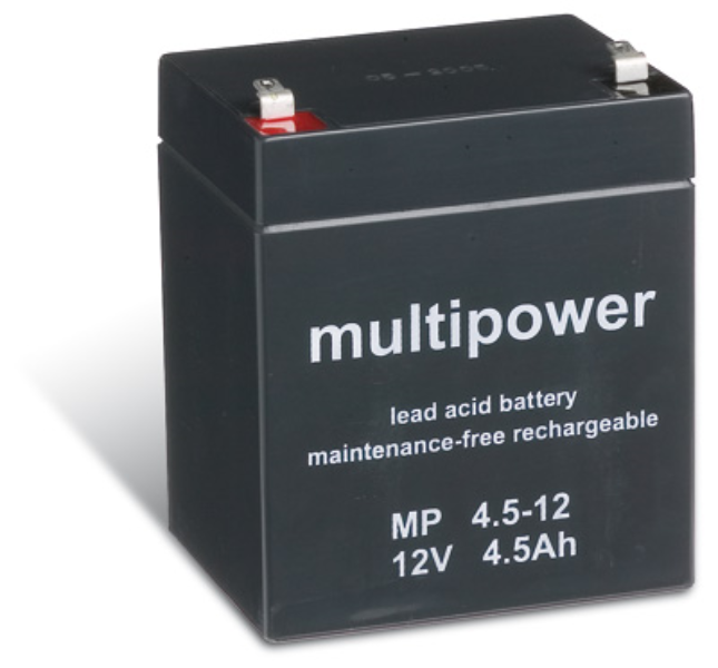 Multipower MP4,5-12 / 12V 4,5Ah Blei Akku AGM