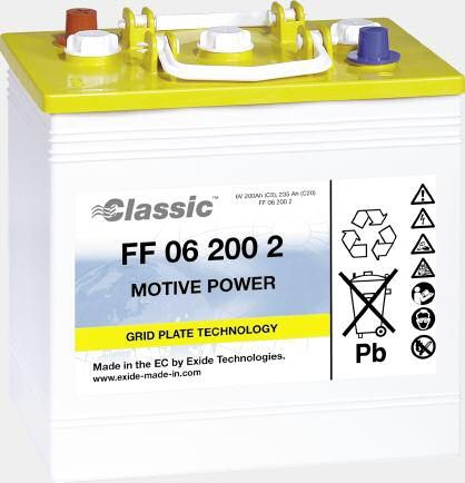 Exide Classic FF 12 085 Antriebsbatterie 12 Volt 85 Ah (5h) drivemobil Traktionsbatterie