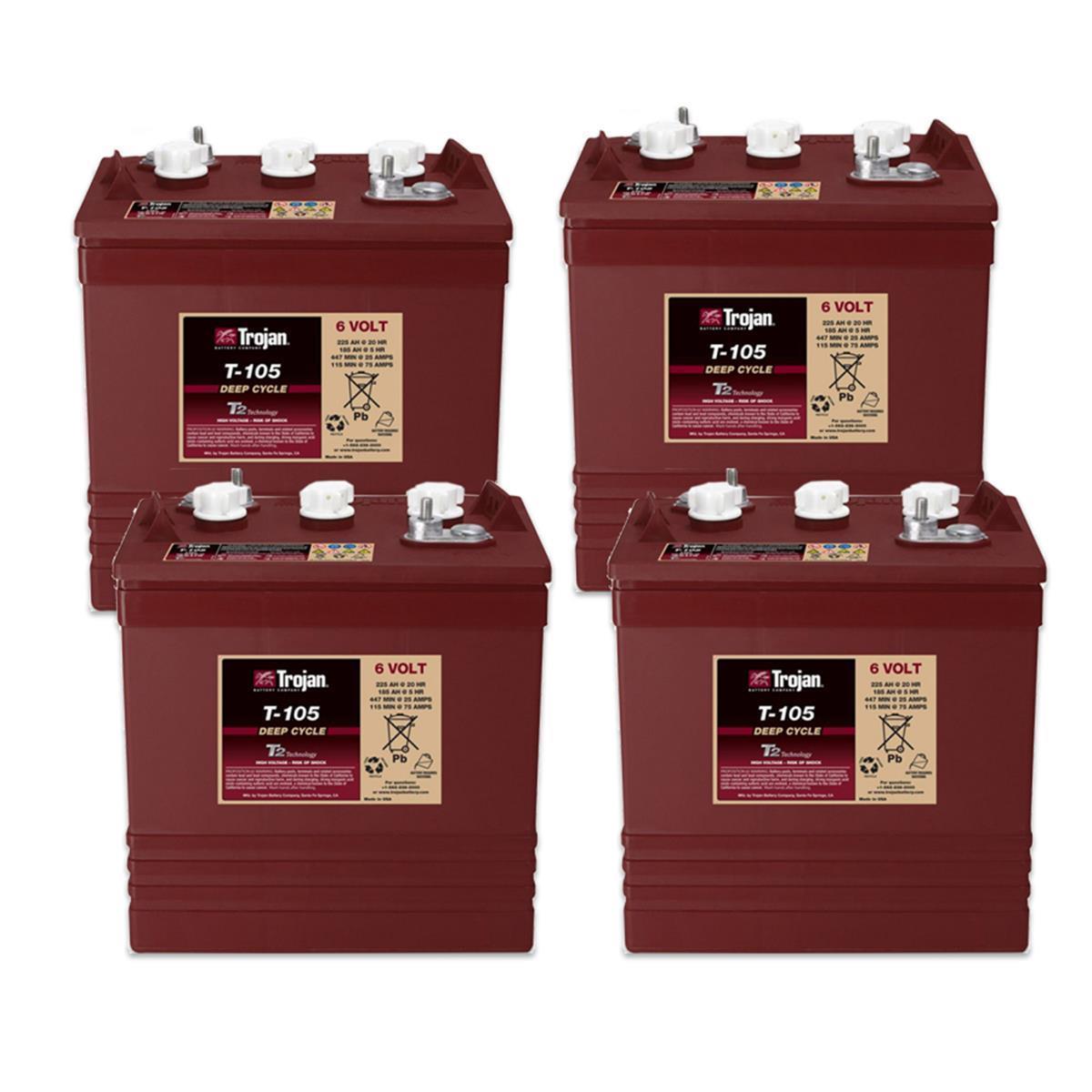 Ersatzakku für Genie Anhängerarbeitsbühne TZ-50 24V Akku - Batterie (Set)