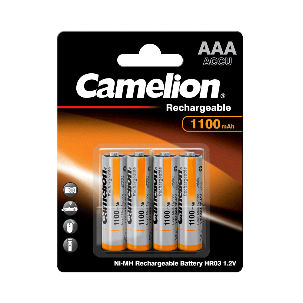 Camelion Akku Micro AAA 1100mAh NiMH (4er Blister)