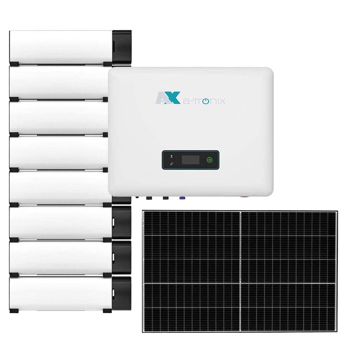a-TroniX AX2 15kWp PV Komplettanlage mit Solarmodulen und 16,1kWh Speicher