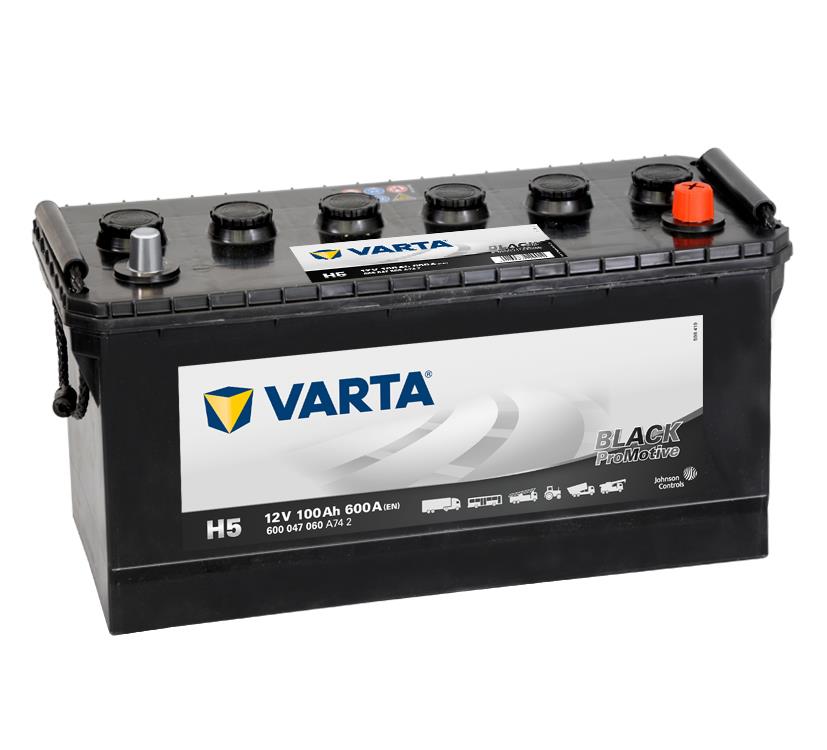 VARTA H5 ProMotive Heavy Duty 100Ah 600A LKW Batterie 600 047 060