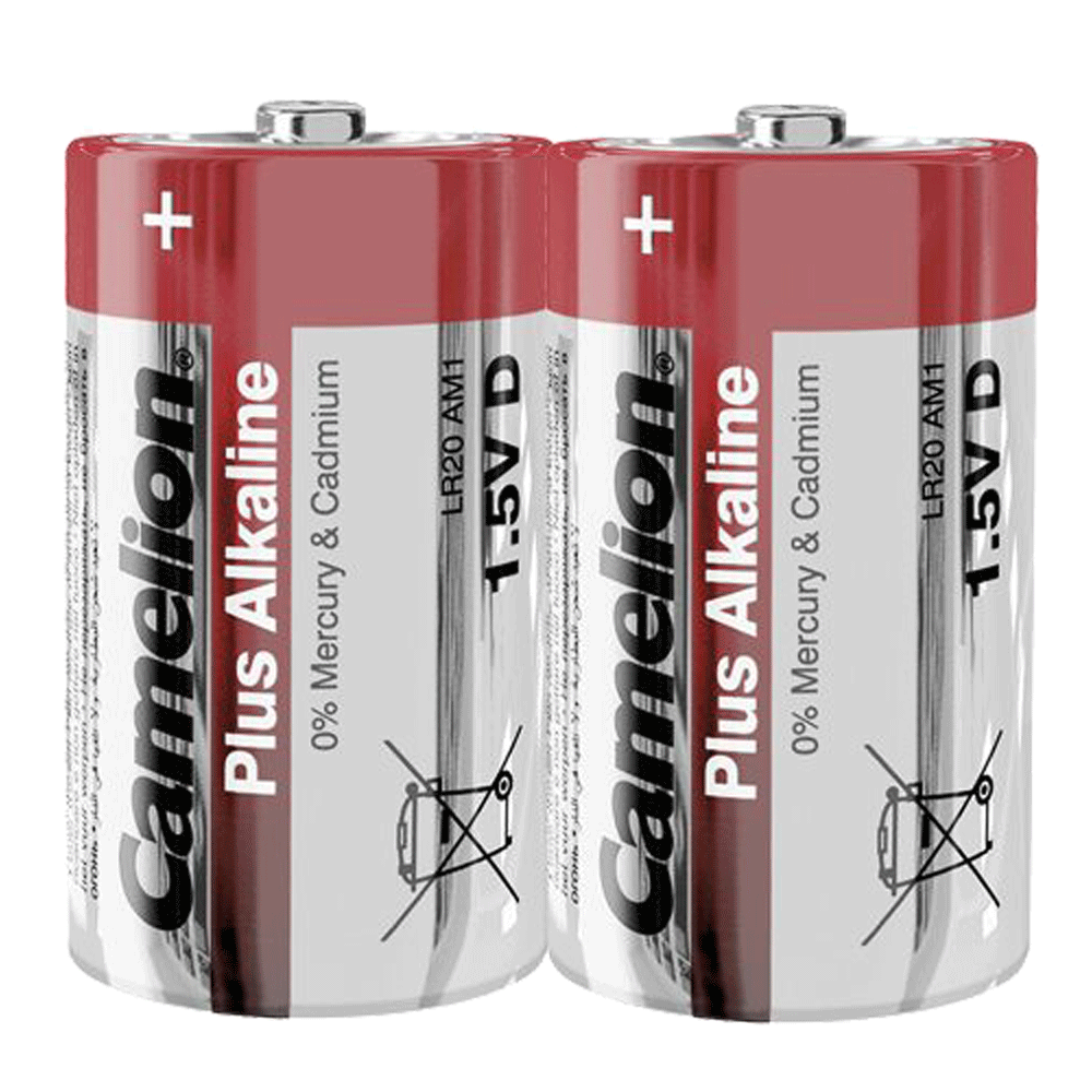 Camelion PLUS LR20 Mono D Alkaline Batterie (2er Folie)