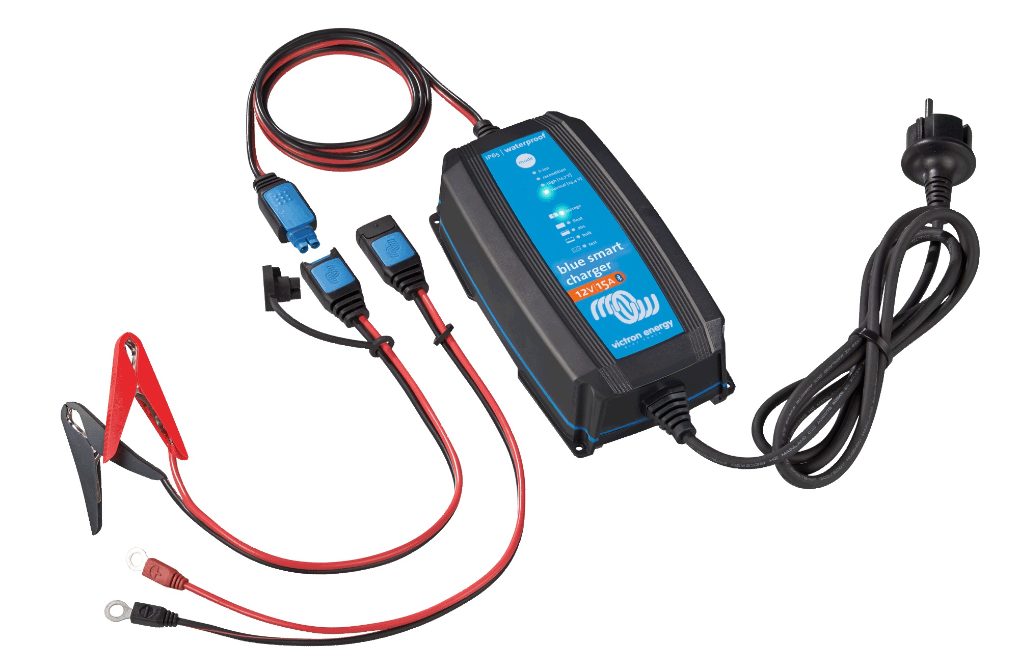 Victron Blue Smart IP65 12/15 Bluetooth Ladegerät 12V 15A für Blei und Lithium Akkus