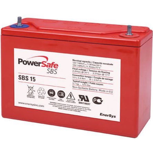 Hawker Enersys PowerSafe SBS 15 12V - 14Ah (10h)