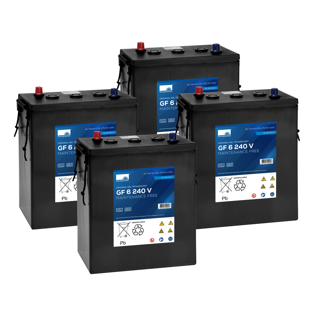 Ersatzakku für Scrubtec 871 C - Teile Nr. 80564100 Reinigungsmaschine Akku - Batterie