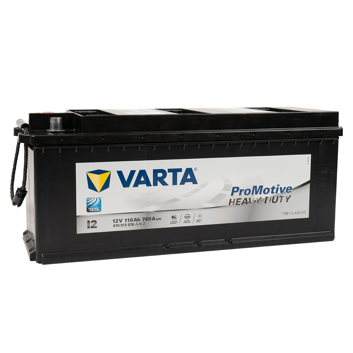 VARTA I2 ProMotive Heavy Duty 110Ah 760A LKW Batterie 610 013 076