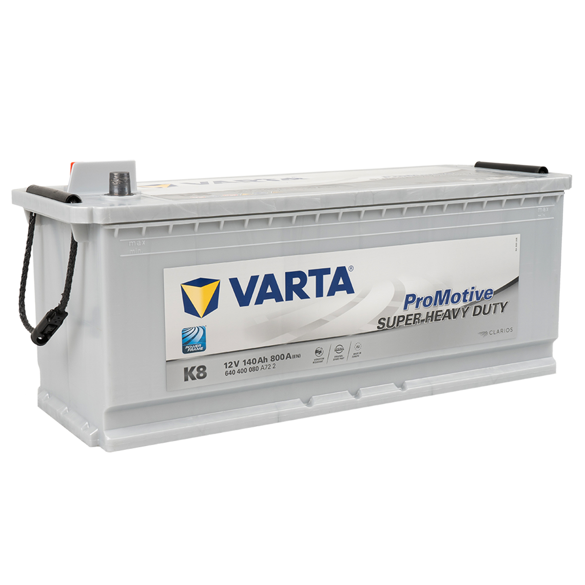 VARTA K8 ProMotive Super Heavy Duty 140Ah 800A LKW Batterie 640 400 080