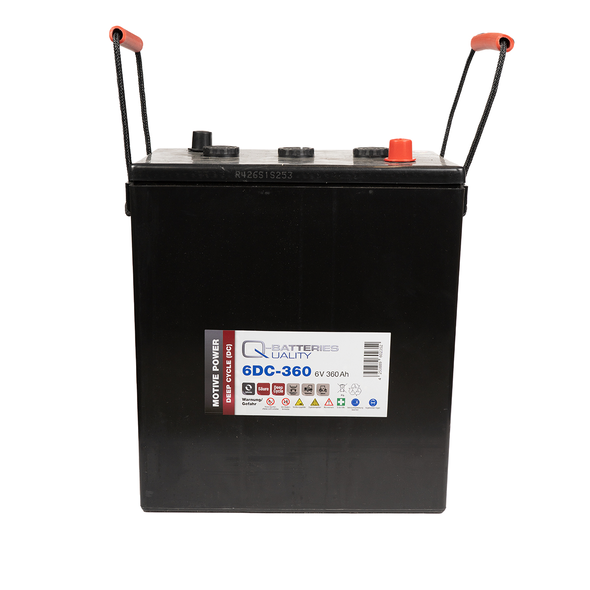 Q-Batteries 6DC-360 6V 360Ah Deep Cycle Traktionsbatterie