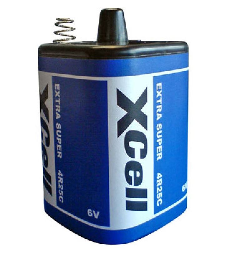 XCell 4R25 6V Blockbatterie 9,5Ah Zink-Kohle (lose)