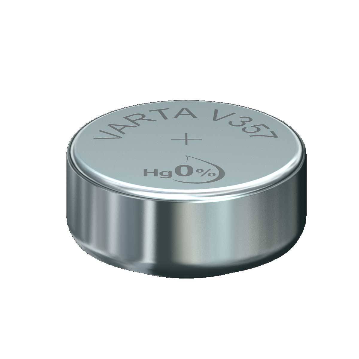 Varta Watch V357 SR44 1,55 V Uhrenbatterie High Drain 143mAh (1er Blister)
