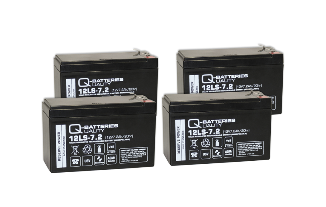 Ersatzbatterie für AEG Serie mit 7,2Ah F2 Anschluss (4 Stück)