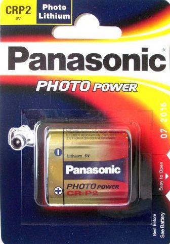 Panasonic CR-P2 6V Photo Power Primär Lithium Batterie CR-P2 (1er Blister)  
