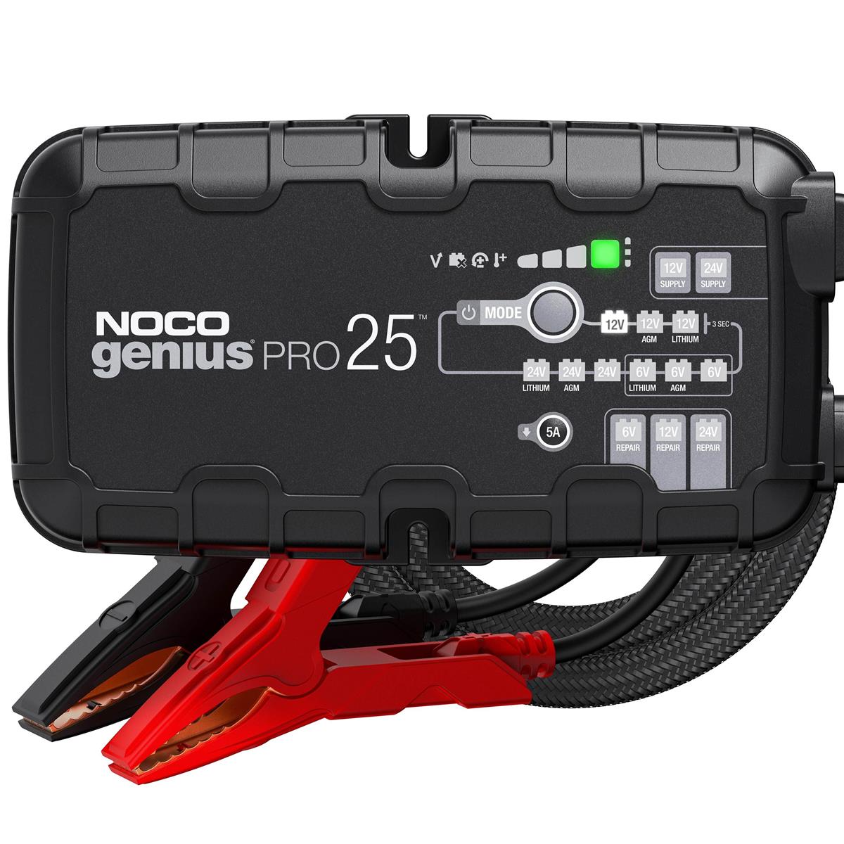 Noco Genius Batterieladegerät GENIUSPRO25 6V 12V 24V Blei- und Lithium-Akkus