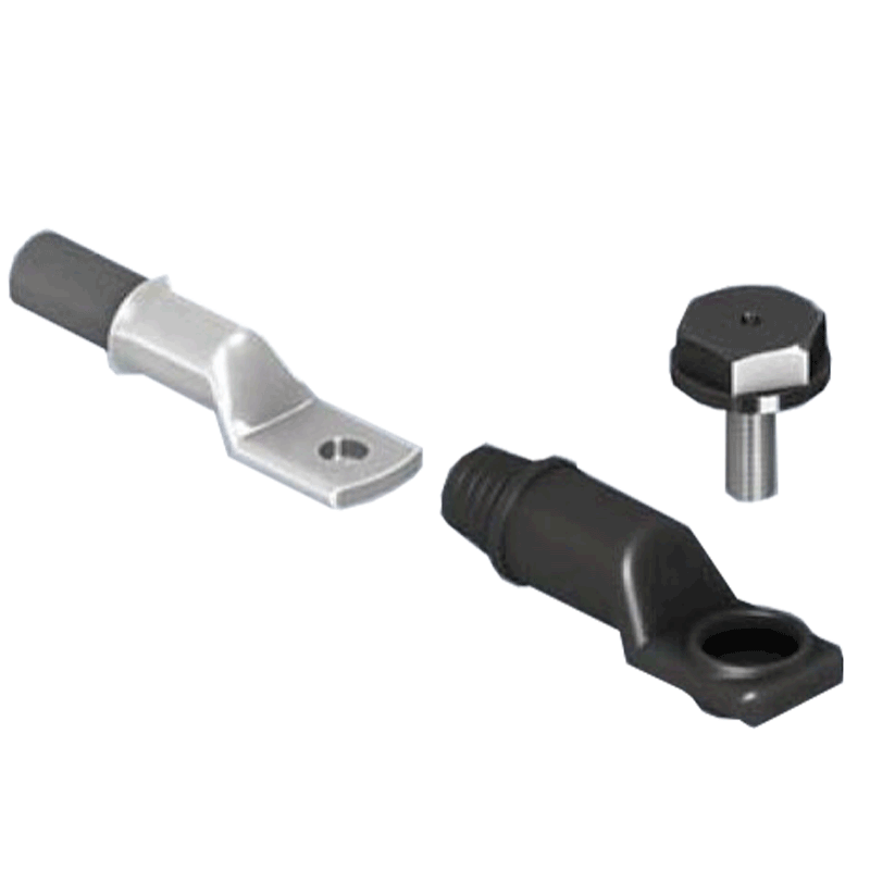 Lugsulation 35 mm² vollisolierter Kabelanschluss M10 mit Schraube (schwarz)