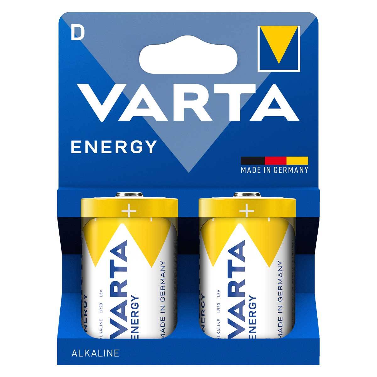 Varta Energy D Batterie LR20 (2er Blister)
