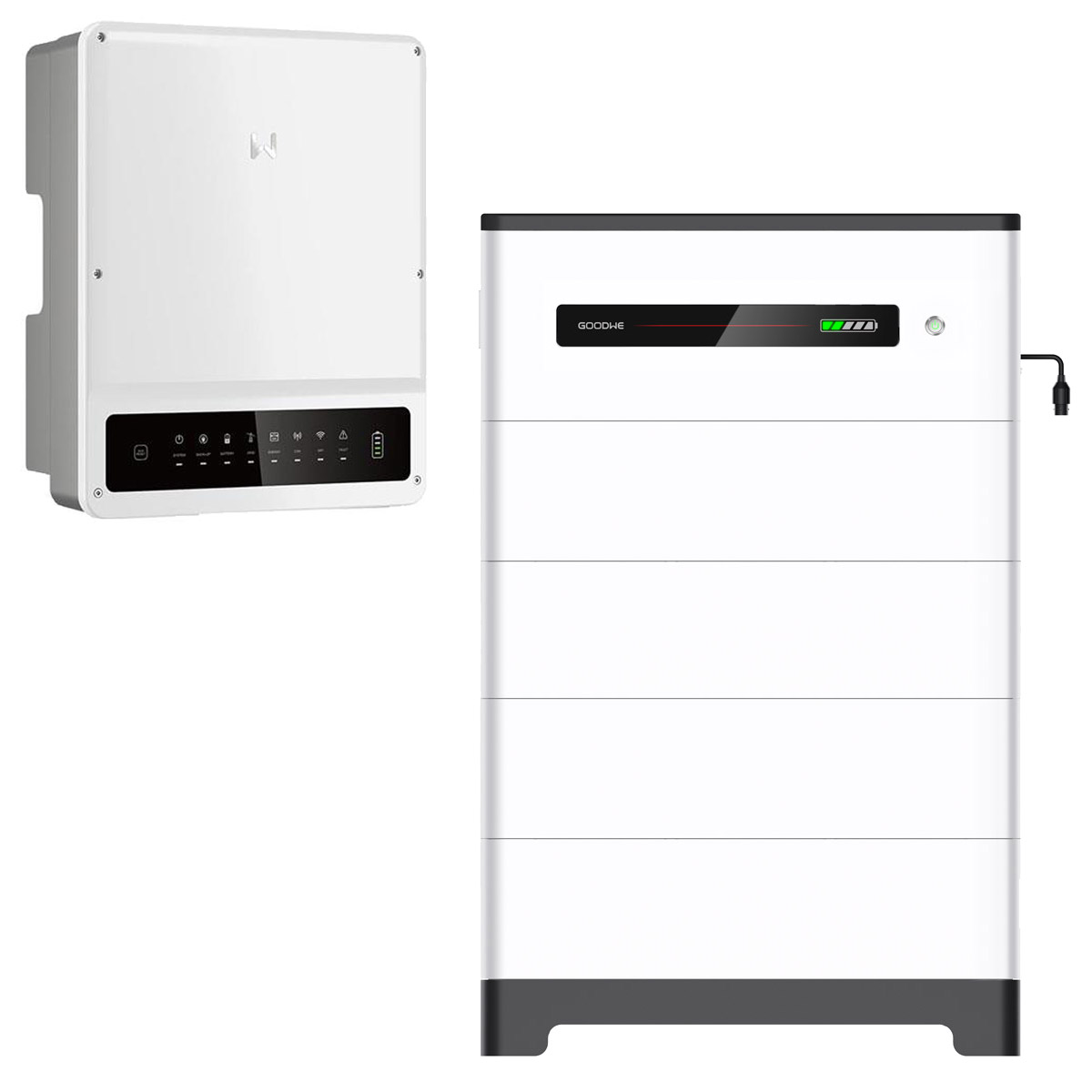 GoodWe KN ET Plus HV GW5KN-ET 5kW Hybrid Wechselrichter mit 13,1kWh Solarspeicher-Set