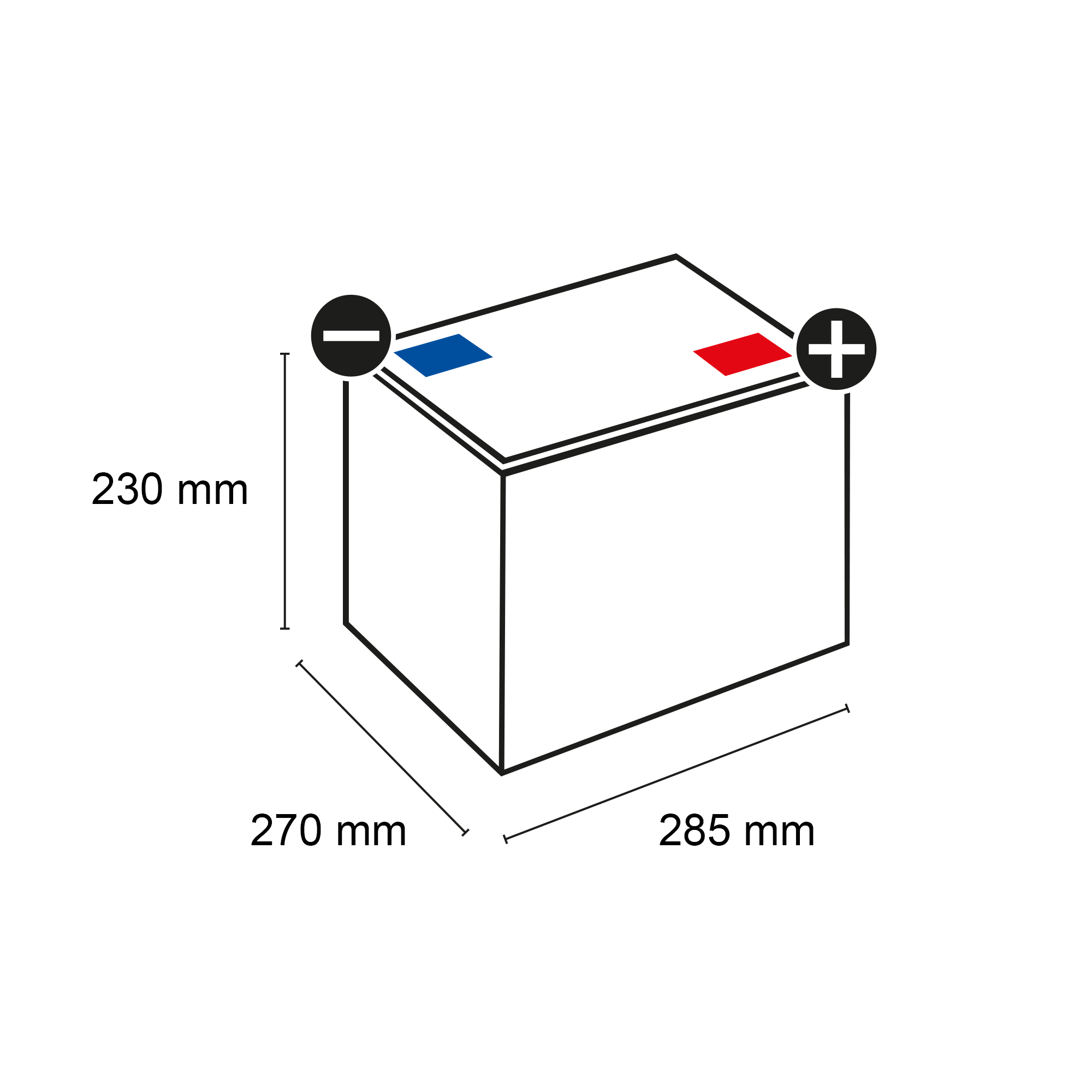 Exide ES 1200 12V 110Ah Gel Batterie Versorgungsbatterie (Natoblock)