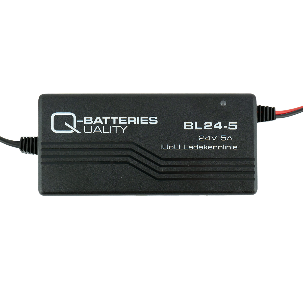 Q-Batteries BL 24-5 Ladegerät XLR-Stecker für Bleiakkus 24V - 5A Ladestrom IU0U Ladekennlinie