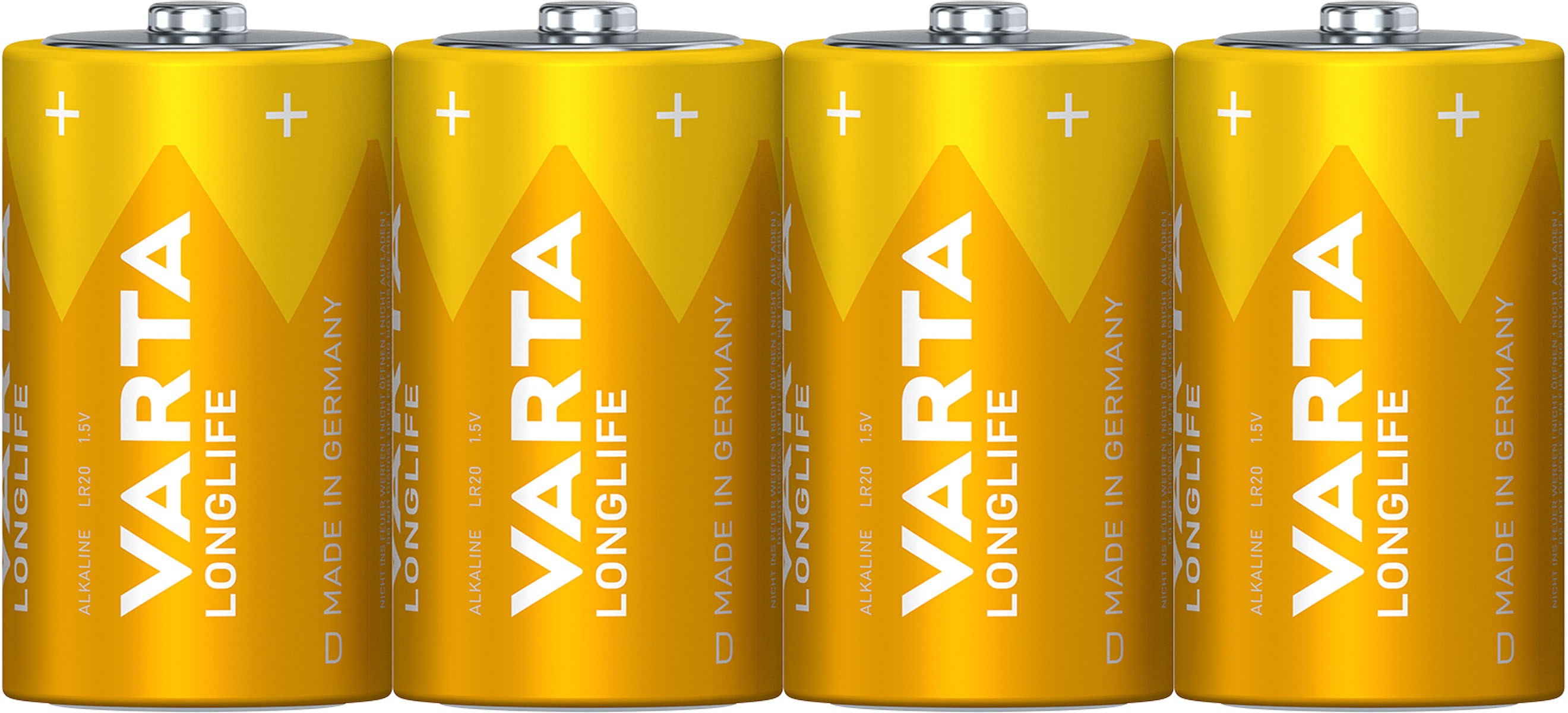Varta Mono D Longlife Mono D Batterie 4920 LR20 (4er Folie)