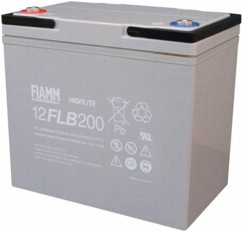 Fiamm HighLite 12FLB200P 12V 55Ah AGM Blei-Vlies 10-12 Jahres-Batterie
