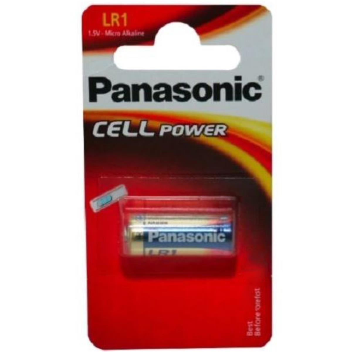 Panasonic Lady LR1 N 1,5 Volt Cell Power Alkaline Batterie (1er Blister)