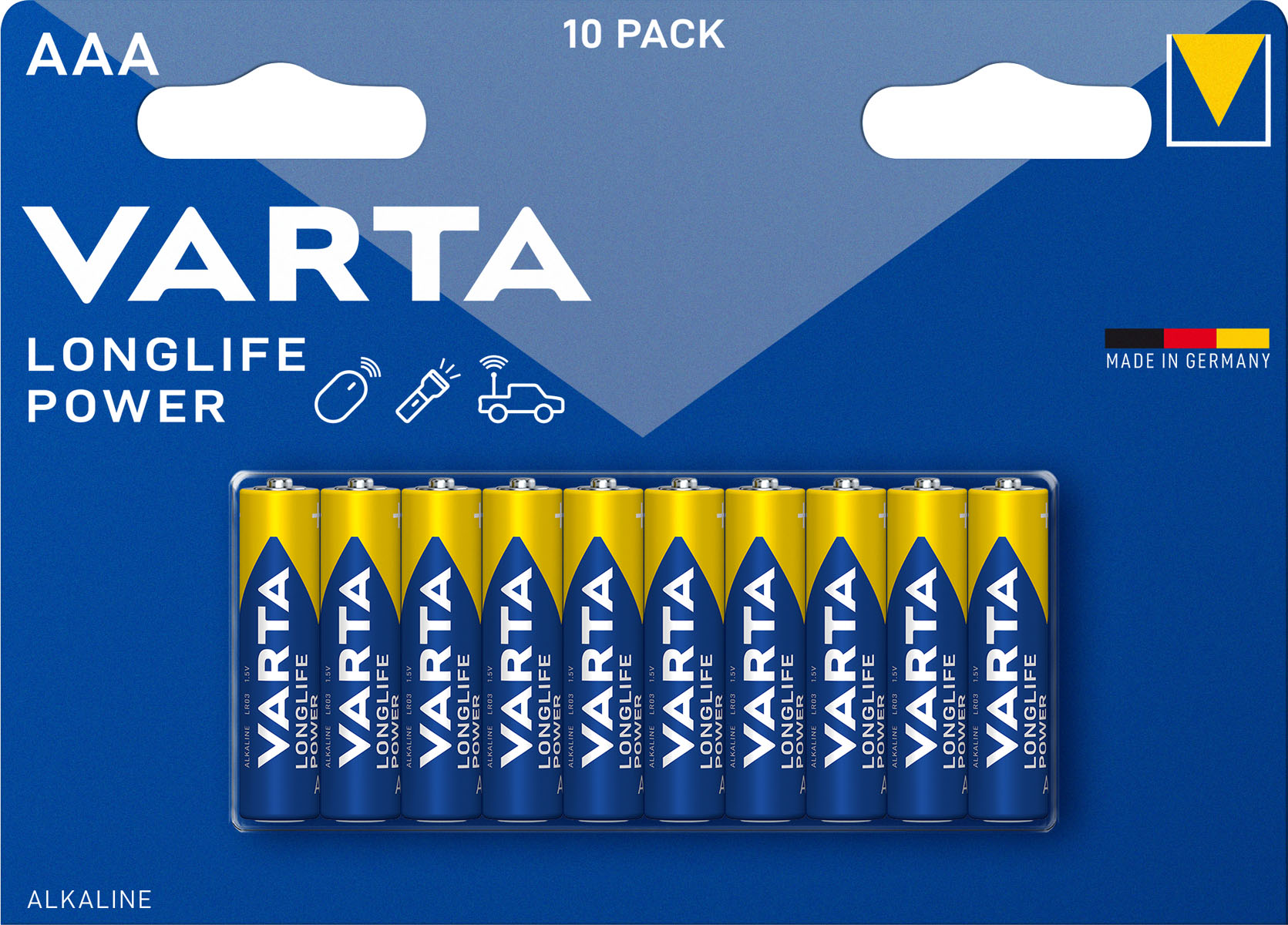 Varta Longlife Power Micro AAA Batterie 4903 LR03 (10er Blister)