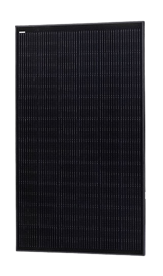Solitek Blackstar Solid Framed Glass/Glass 420W Solarmodul für Photovoltaik-Anlagen Bifacial, EVO2, full black