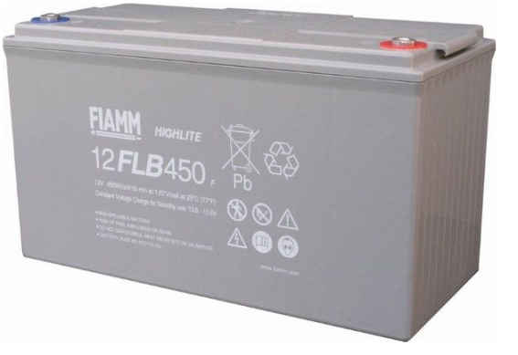 Fiamm HighLite 12FLB450P 12V 120Ah AGM Blei-Vlies 10-12 Jahres-Batterie