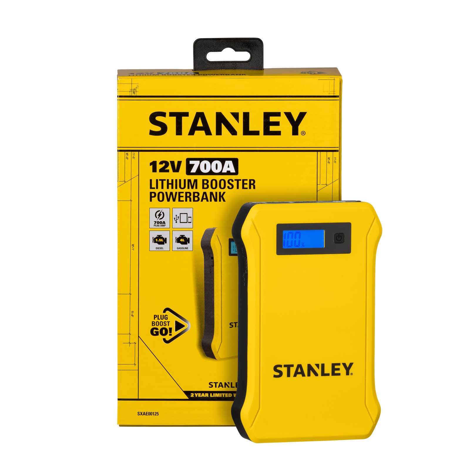 Stanley Booster Powerbank & Starthilfegerät 12V 700A 7200mAh  