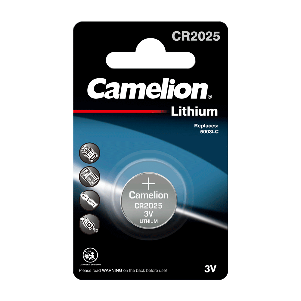 Camelion CR2025 Lithium Knopfzelle (1er Blister)  
