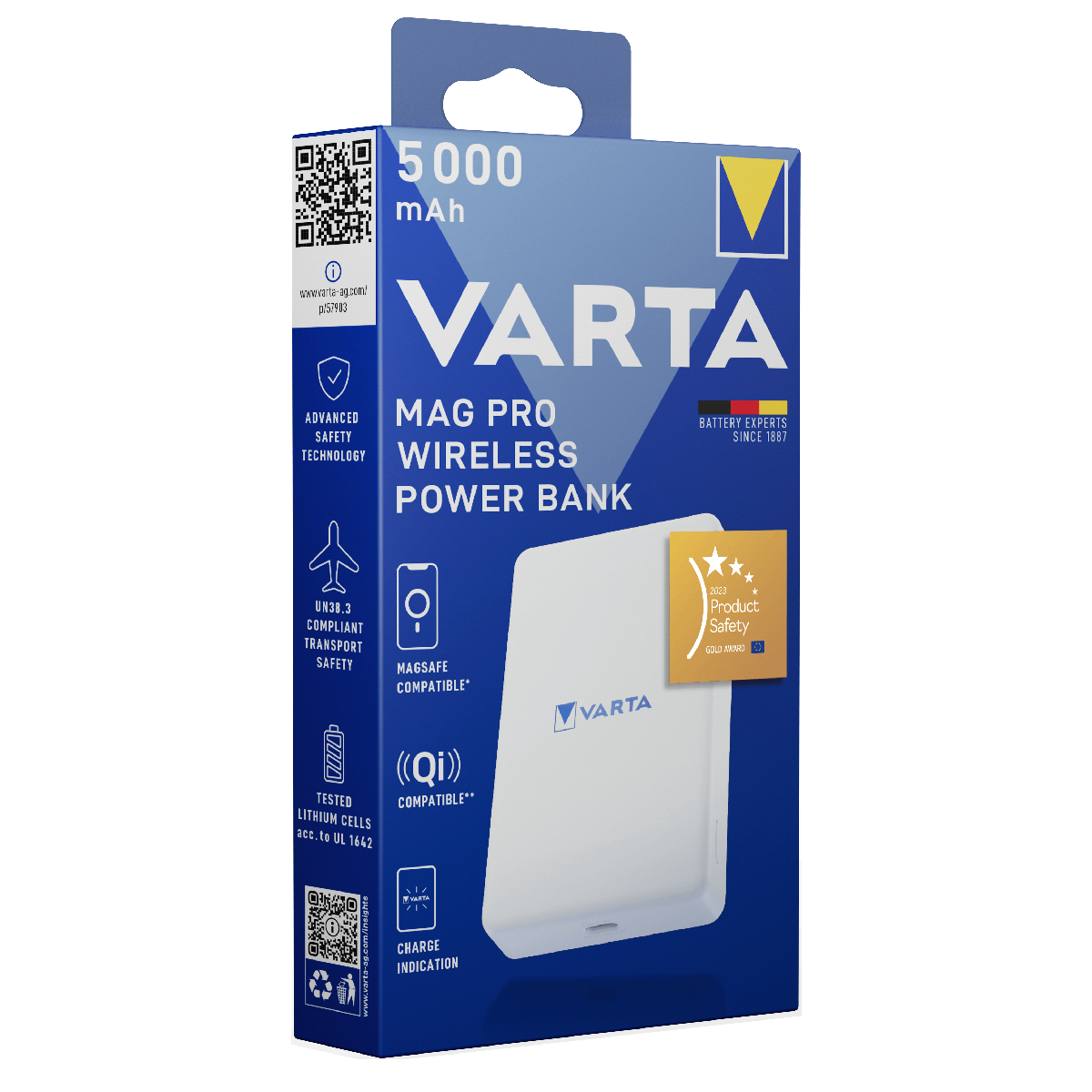 VARTA Mag Pro Wireless Power Bank 5000
