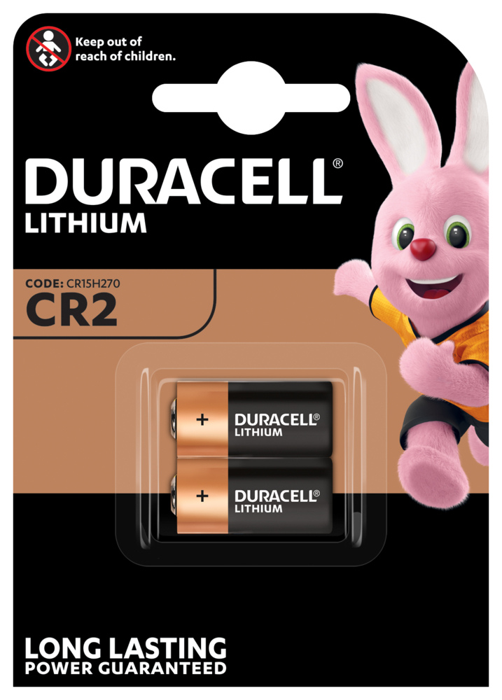 Duracell HIGH POWER LITHIUM CR2 3V Primär CR17355 Fotobatterie (2er Blister)  