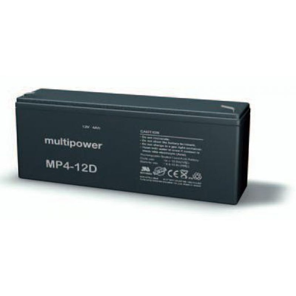 Multipower MP4-12D / 12V 4Ah Blei Akku AGM