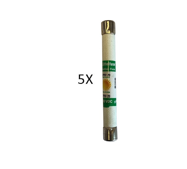 DC Fuse für Kaco Combinerbox 20 A 10 x 85 mm, 1500 V, VPE: 5