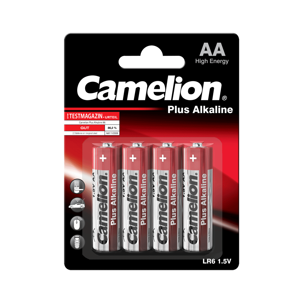 Camelion PLUS LR06 Mignon AA Alkaline Batterie (4er Blister)