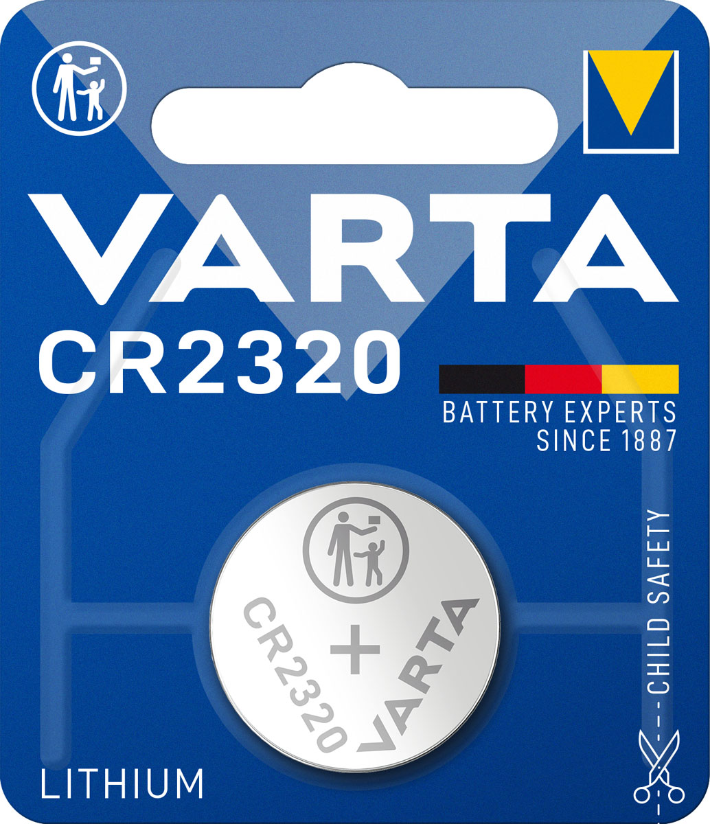 Varta Knopfzelle CR2320 Lithium 3V (1er Blister)  