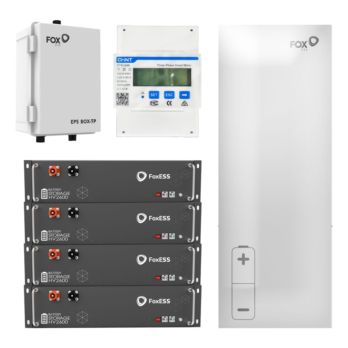 FOX ESS AiO-H3 10kW 10,2kWh All-in-One-Speichersystem 3-phasig inkl. Notstromfunktion inklusive Smarmeter und WiFi Dongle