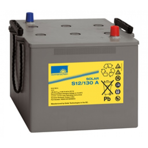 Exide Sonnenschein Solar S12/130 A Blei-Gel Batterie 12V 130Ah