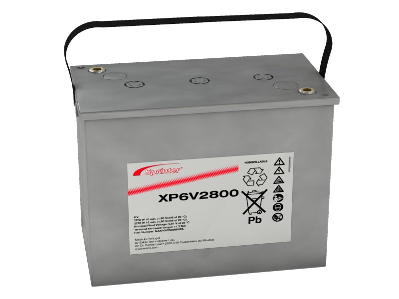 Exide Sprinter XP6V2800 6V 195Ah Blei-AGM Akku