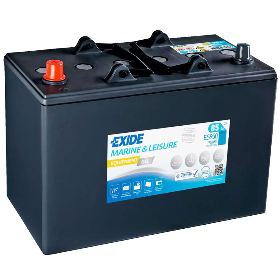 Exide ES950 Equipment Gel 12V 85Ah G85 Versorgungsbatterie