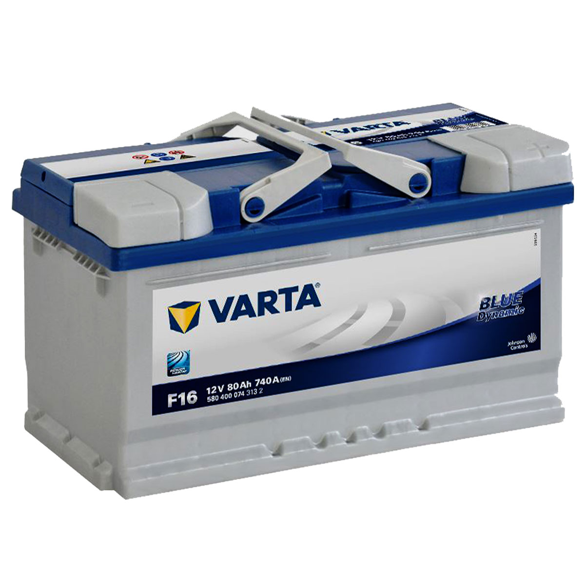 VARTA F16 Blue Dynamic 80Ah 740A Autobatterie 580 400 074
