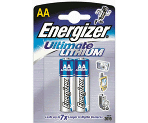 Energizer Ultimate Lithium L91 Mignon AA Batterie (2er Blister)  